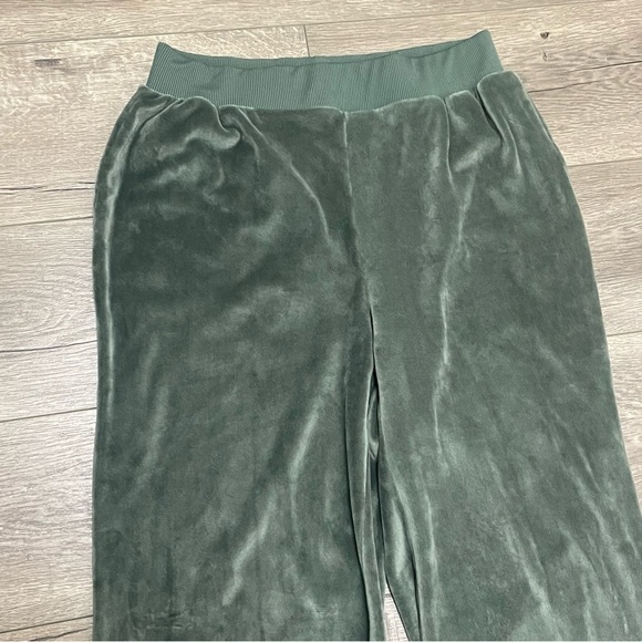 Summersalt Women's The Plush Velour Jogger Sz S Olive Green Pull On Pants. - Picture 4 of 7
